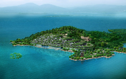 濕地旅游規劃設計公司：太湖俯瞰圖