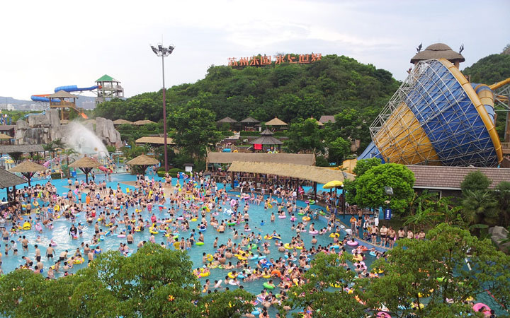 水主題公園項目旅游規劃院：蘇州樂園水上世界項目實景